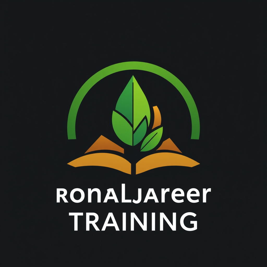 ronaljarksoneer trading training company logo with modern financial design